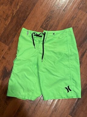 Hurley Men's Green Board Shorts